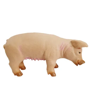 Animais De Borracha - Porco - Dm Toys