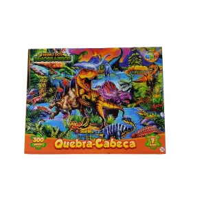 Puzzle Quebra-Cabeça Reino Dos Dinossauros 300 peças