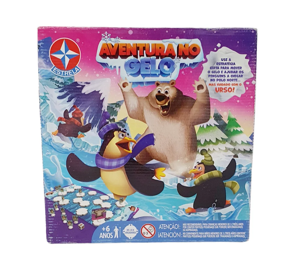 Jogo de Tabuleiro Aventura No Gelo - Estrela Jogo de Tabuleiro Aventura No Gelo - Estrela