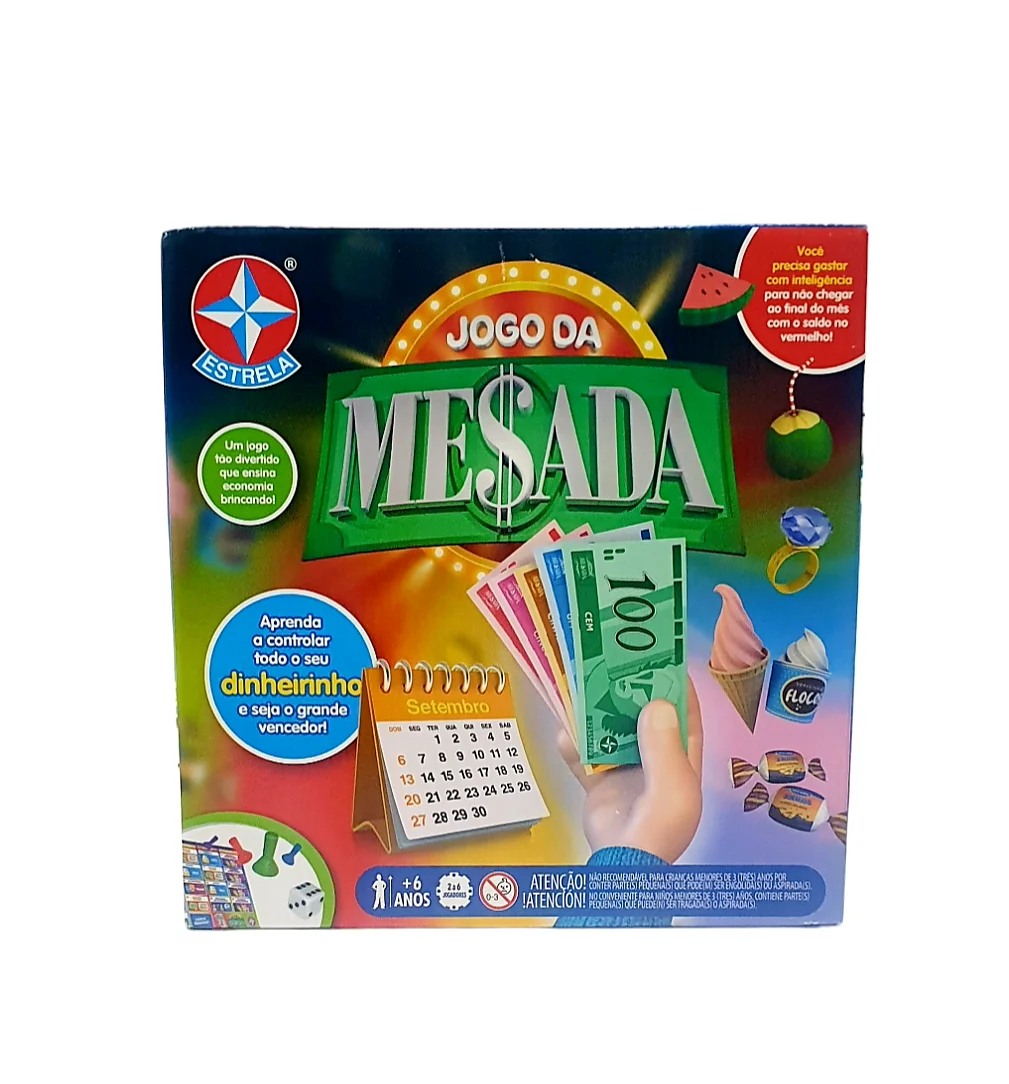 Jogo Da Mesada Tabuleiro - Estrela Jogo Da Mesada Tabuleiro - Estrela