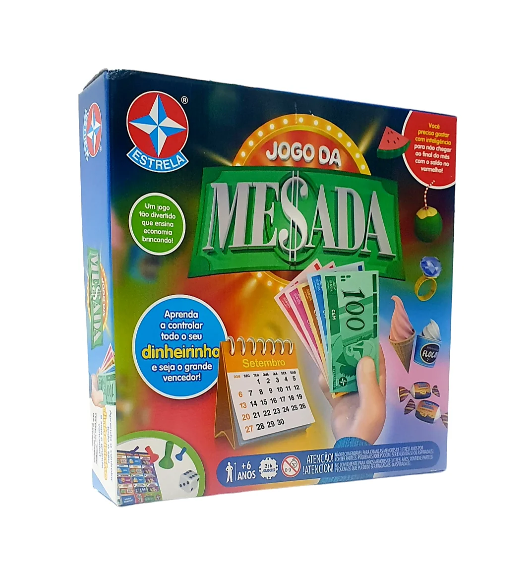 Jogo Da Mesada Tabuleiro - Estrela Jogo Da Mesada Tabuleiro - Estrela