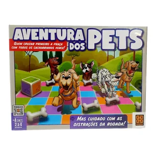 Jogo De Tabuleiro Aventura Dos Pets - Grow