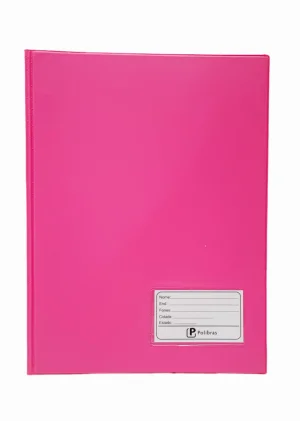 uper resistente, com 4 furos, presa com parafusos de metal, aumentando a durabilidade. Capas lindas e super resistentes, ideais para uso escolar, universitário e diário