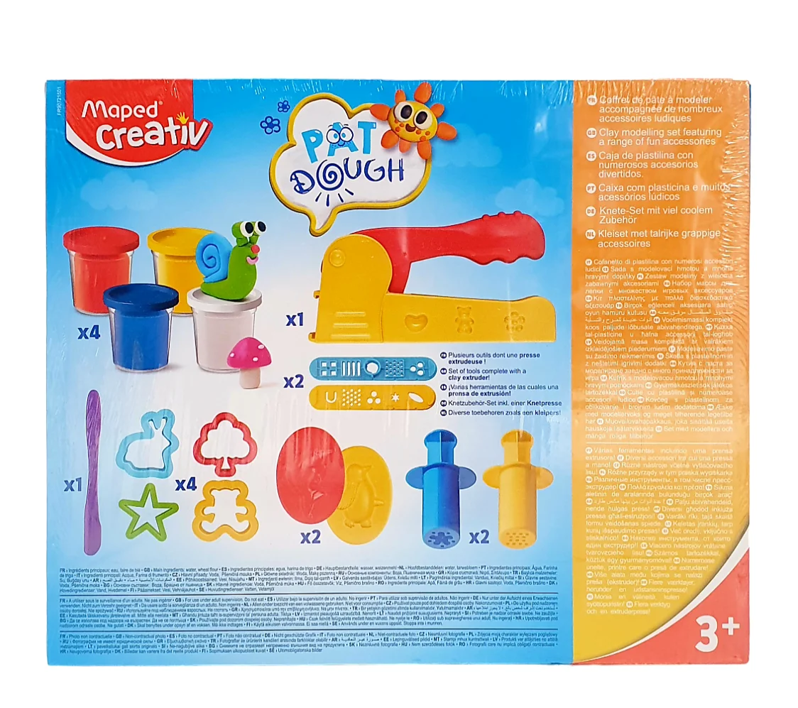 Kit Massa de Modelar Pat Dough Creativ - Maped