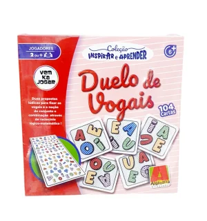Jogo Educativo Duelo De Vogais - Algazarra Brinquedos