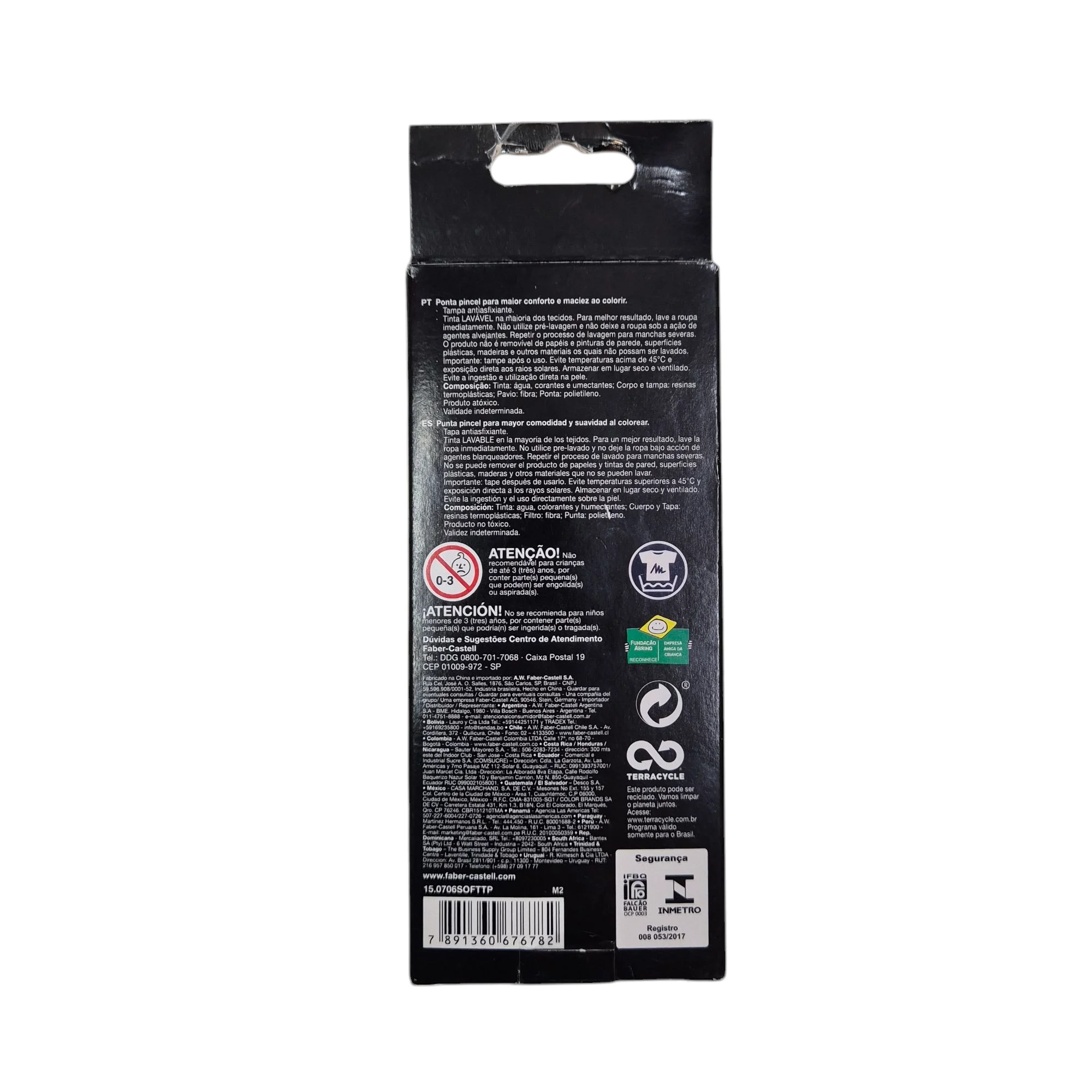 Canetinha 6 Cores Tons de Pele - Faber Castell Canetinha 6 Cores Tons de Pele - Faber Castell