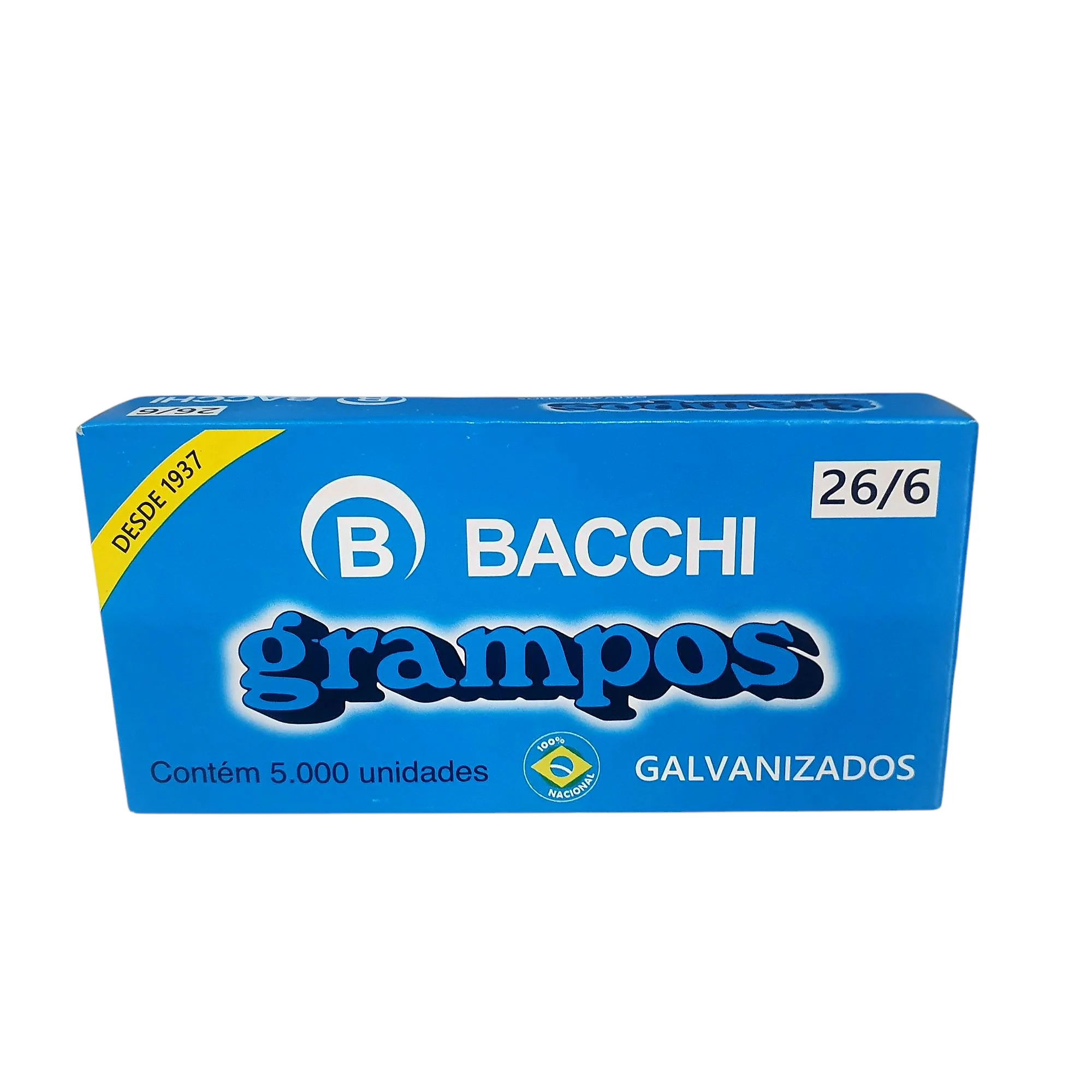 Grampos 266 Galvanizados 5.000 Unidades - Bacchiii