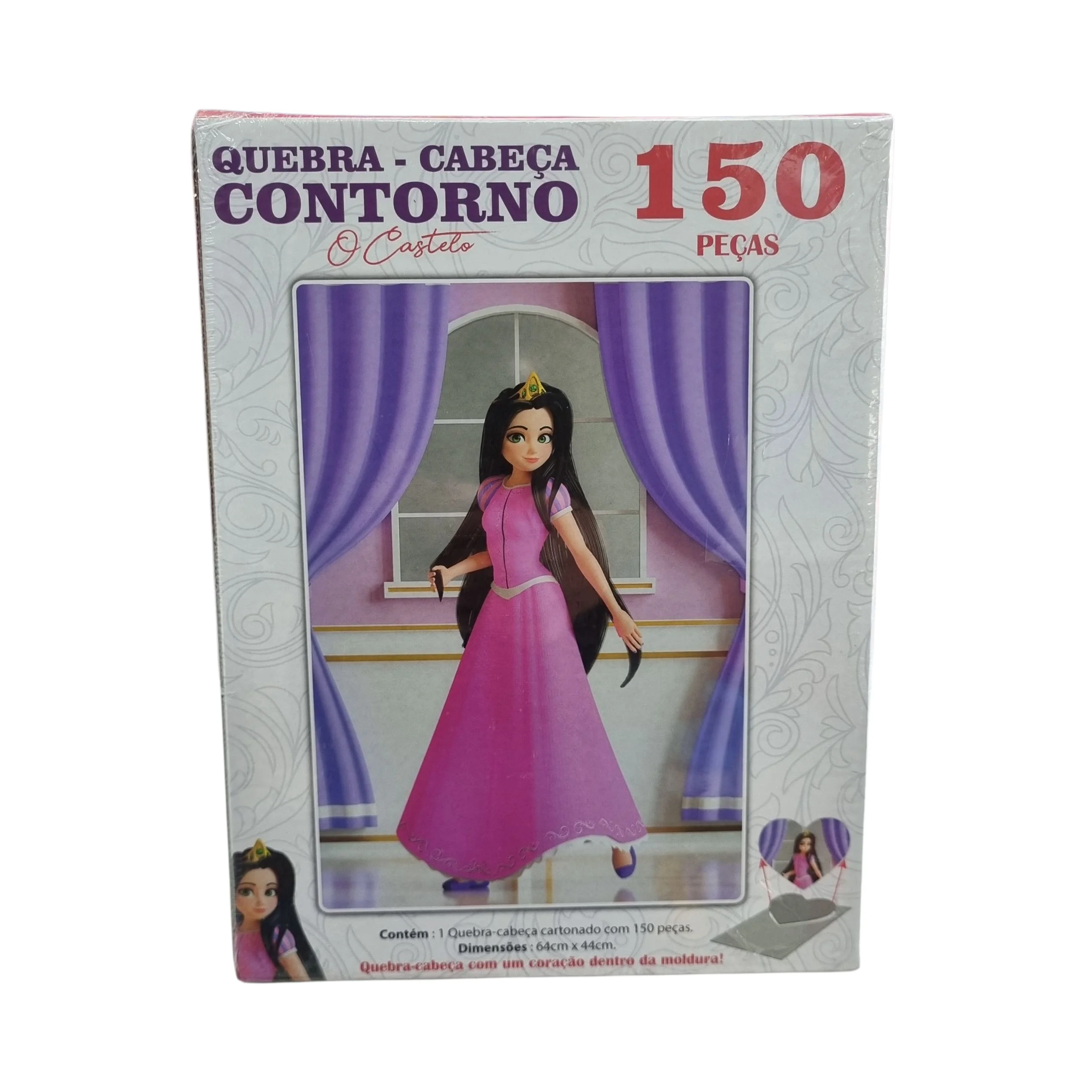 Quebra Cabeça Contorno O Castelo 150 Peças - Pais & Filhos