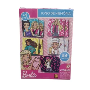 Jogo da Memória 54 Cartelas Barbie - Grow
