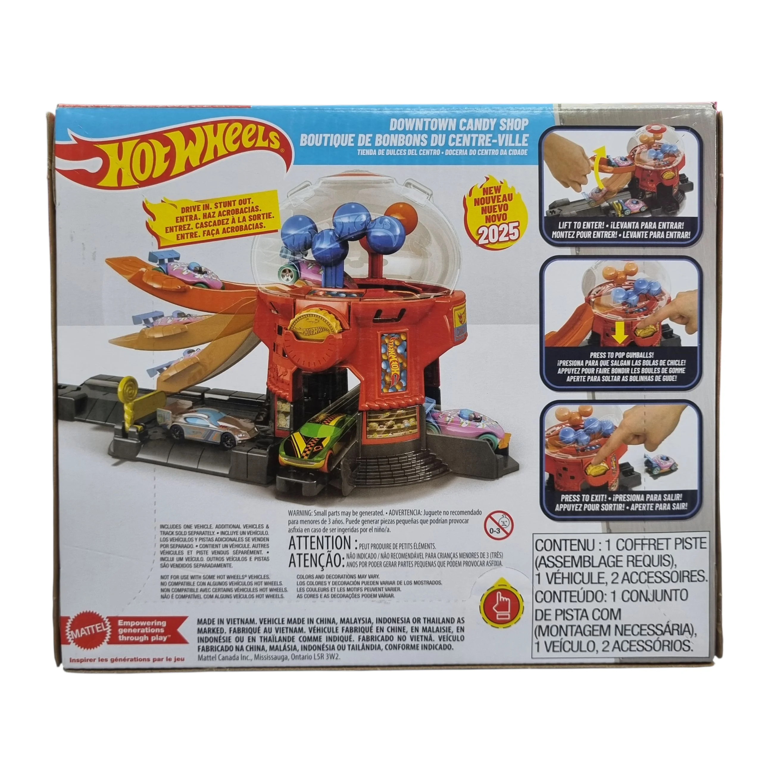 Pista Hot Wheels City Doceria do Centro da Cidade - Mattel