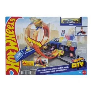 Pista Super Delegacia Hot Wheels City - Mattel