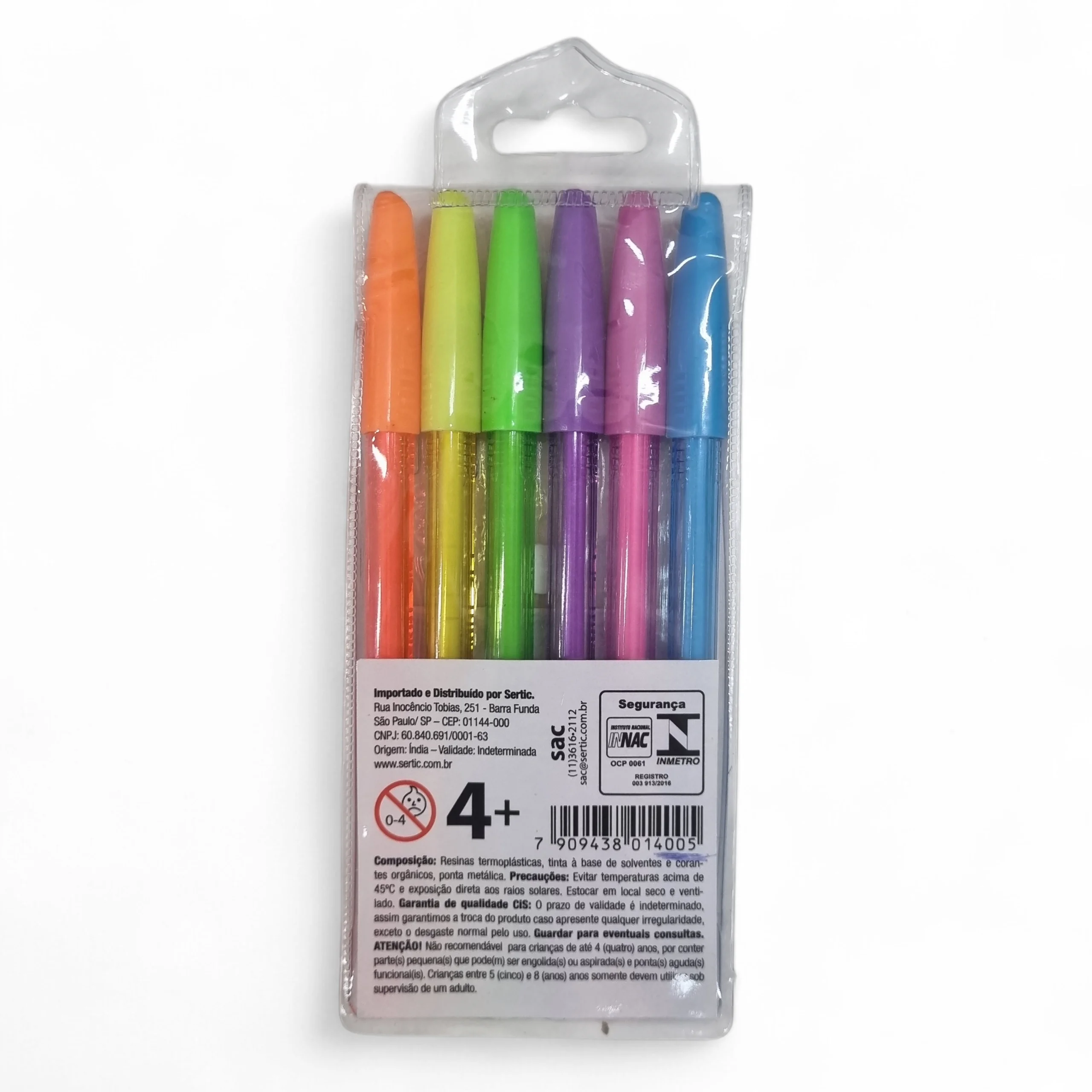 Caneta Trigel 6 Cores Pastel - Cis