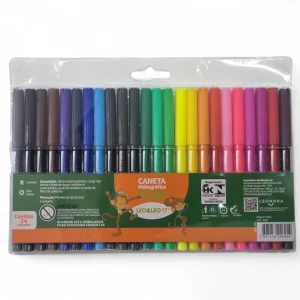 Canetinha Hidrográfica Plus 24 Cores - Leo&Leo