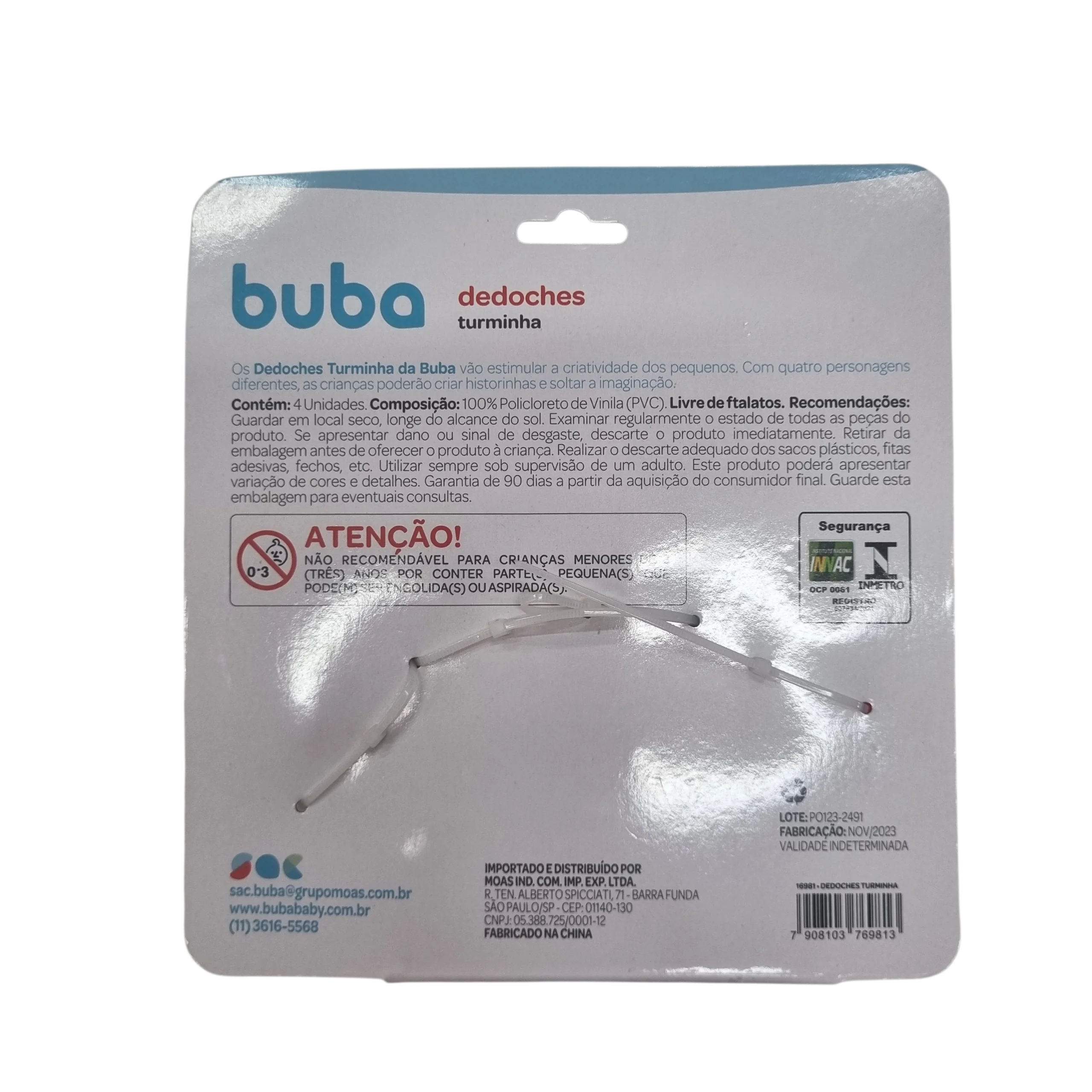 Dedoches Divertidos Turminha - Buba