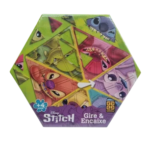 Jogo Educativo Disney Stitch Gire & Encaixe - Grow