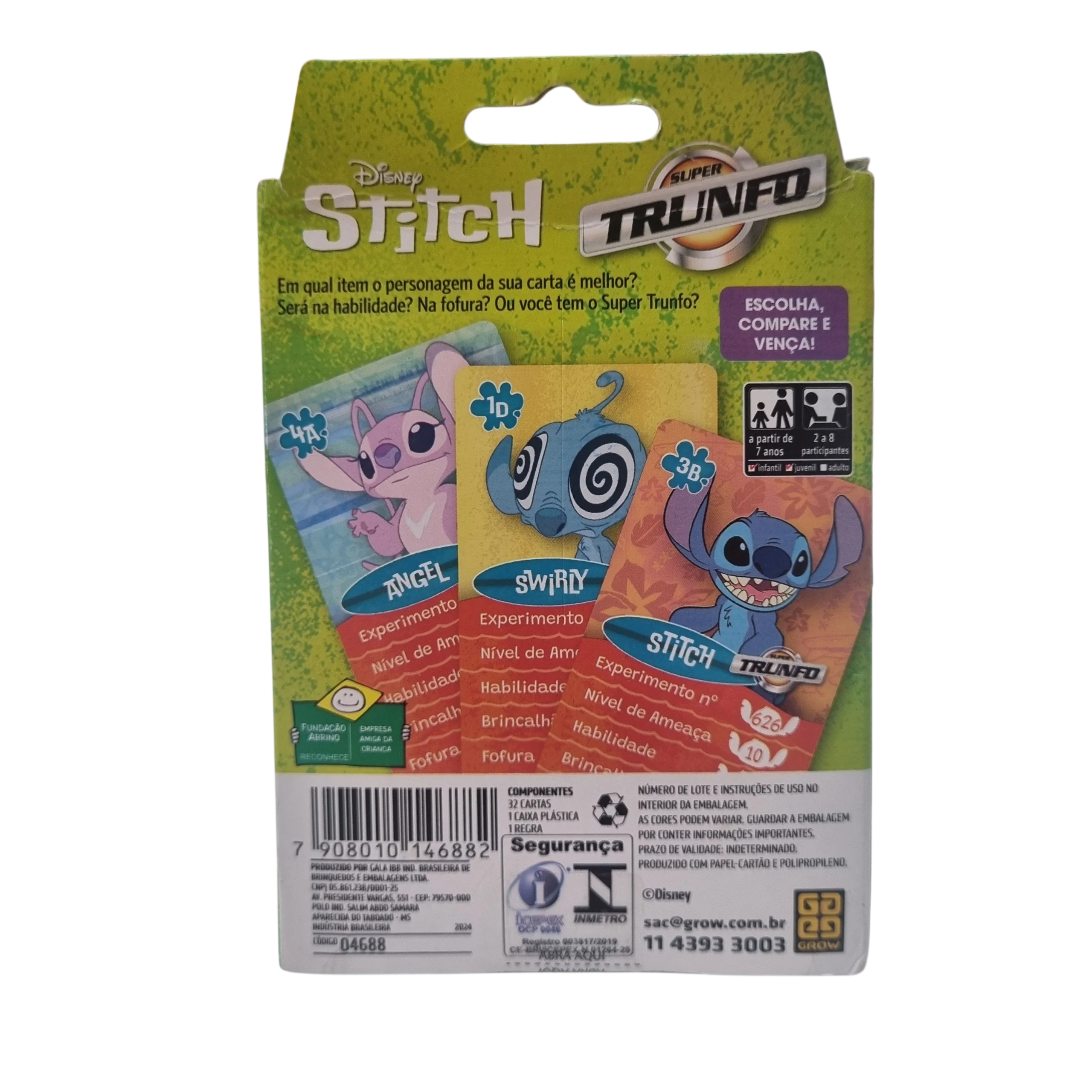 Jogo Super Trunfo Disney Stitch - Grow