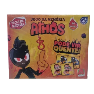 Jogo da Memória Athos 40 Peças - Algazarra Brinquedos
