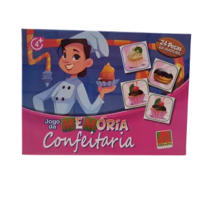 Jogo da Memória Confeitaria 24 Peças - Algazarra Brinquedos