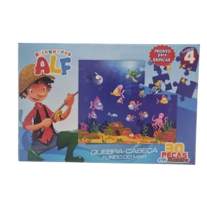Quebra-Cabeça Fundo do Mar 30 Peças - Brinquedos Alf