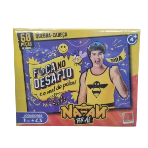 Quebra-Cabeça Natan Por Aí 60 Peças - Algazarra Brinquedos