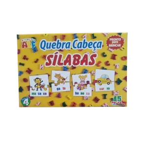 Quebra-Cabeça Sílabas 45 Peças - Alf Brinquedos