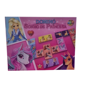 Jogo Dominó Infantil Sonho de Princesa - GGB Brinquedos