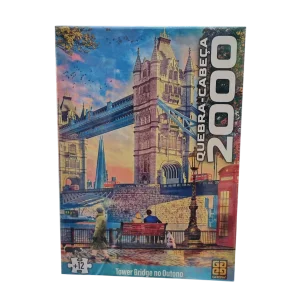 Quebra-Cabeça Tower Bridge no Outono 2000 Peças - Grow