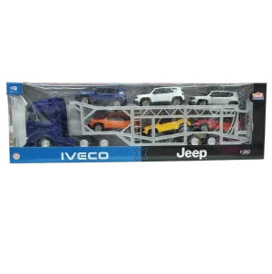 Caminhão Cegonha Iveco S-Way com 6 Jeep Renegade - Usual Brinquedos