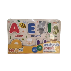 Jogo Educativo Encaixando Vogais - Toyster
