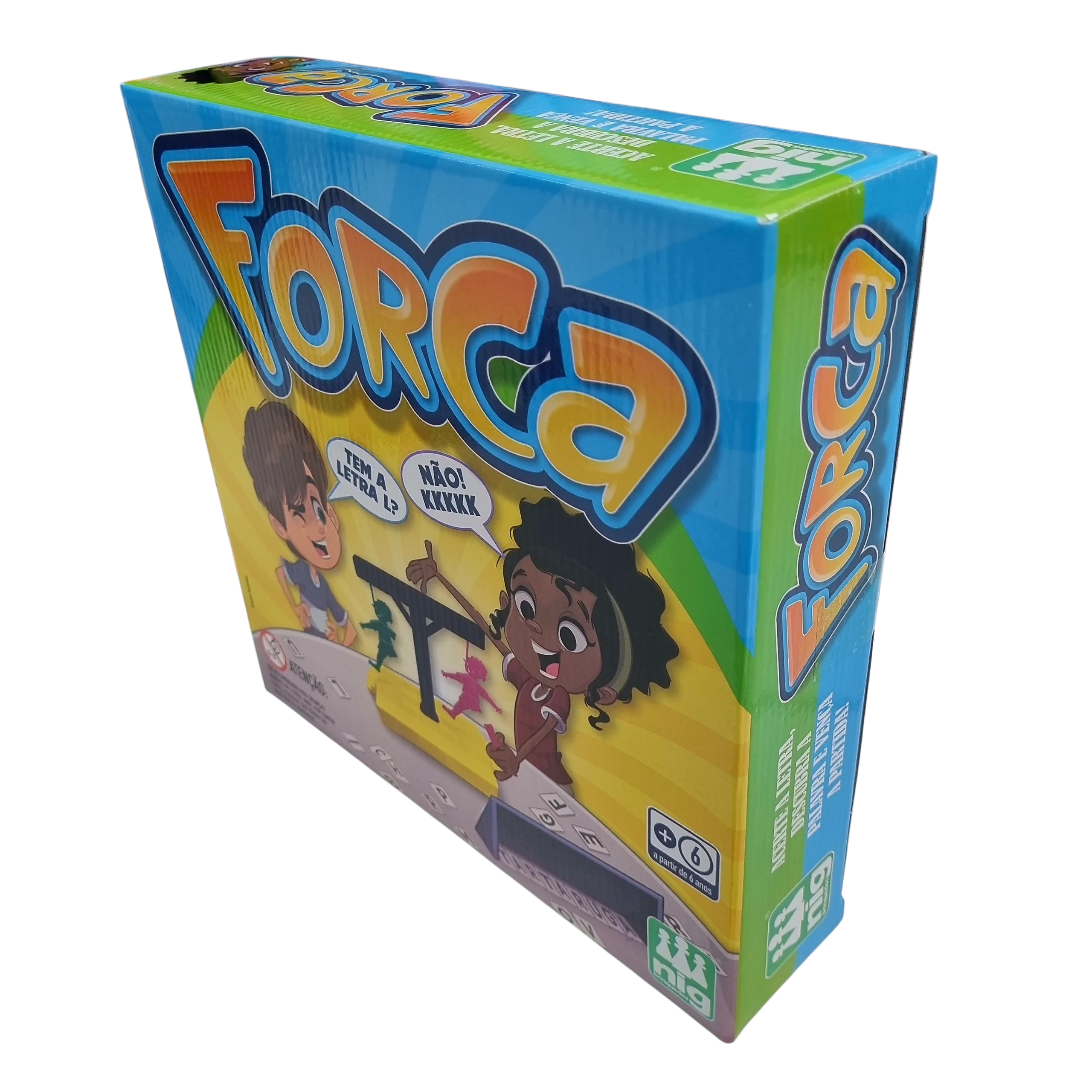 Jogo Forca Infantil Educativo de Palavras e Letras - Nig Brinquedos