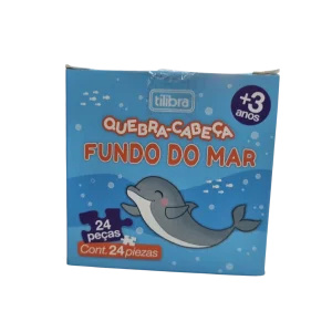 Quebra-Cabeça Infantil Fundo do Mar - Tilibra