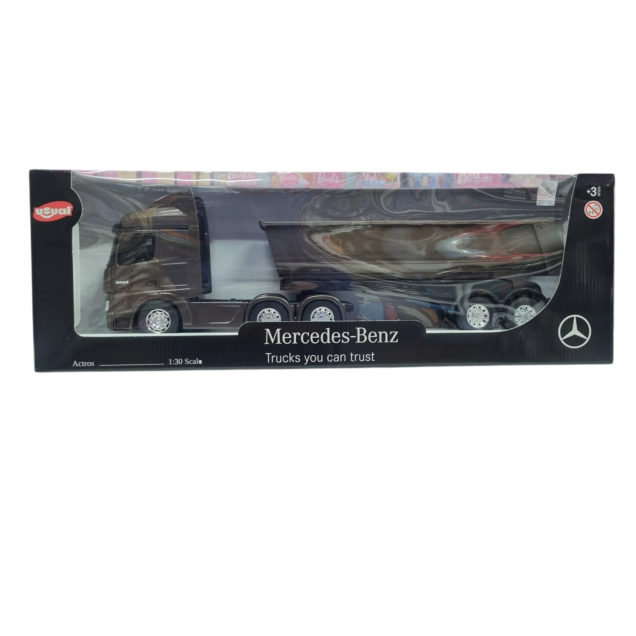 Caminhão Mercedes-Benz Actros Escala 1 30 Infantil - Usual Brinquedos