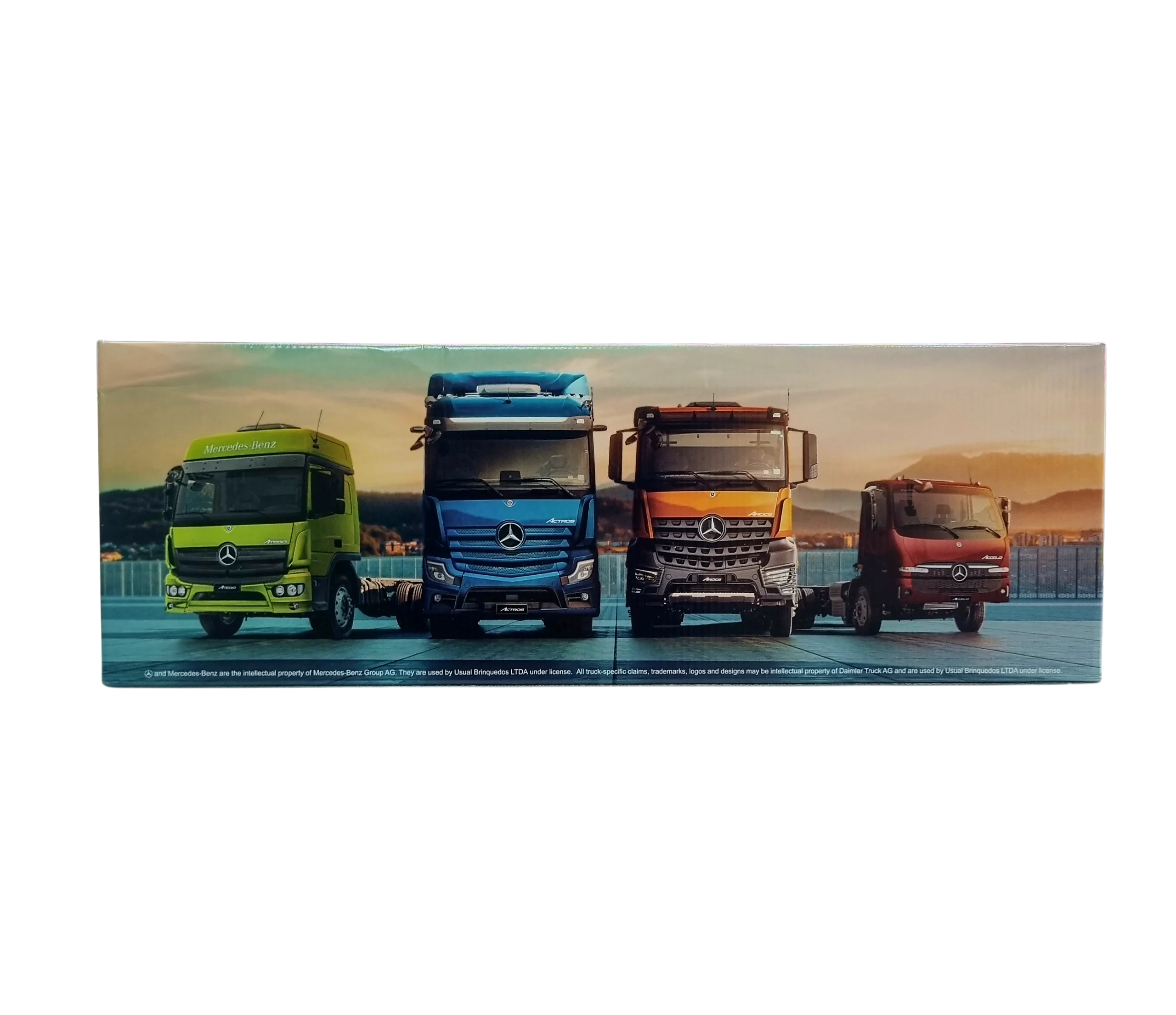 Caminhão Mercedes-Benz Actros Escala 1 30 Infantil - Usual Brinquedos