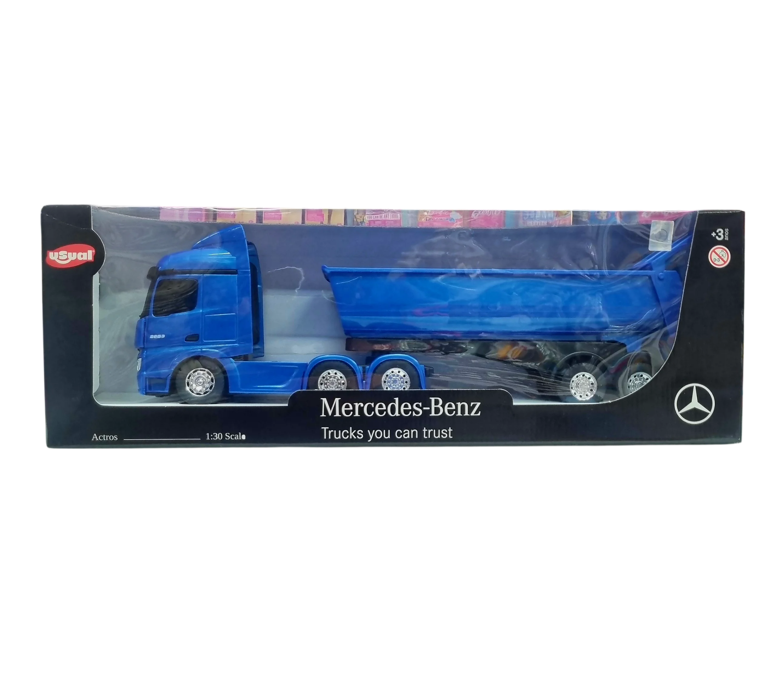 Caminhão Mercedes-Benz Actros Escala 1 30 Infantil - Usual Brinquedos