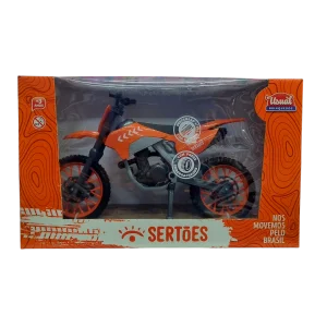 Moto Sertões Motocross Infantil com Suspensão - Usual Brinquedos