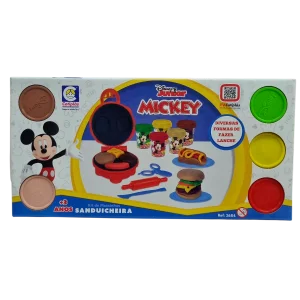 Sanduicheira de Massinha Disney Junior Mickey com Acessórios Infantil - Cotiplás