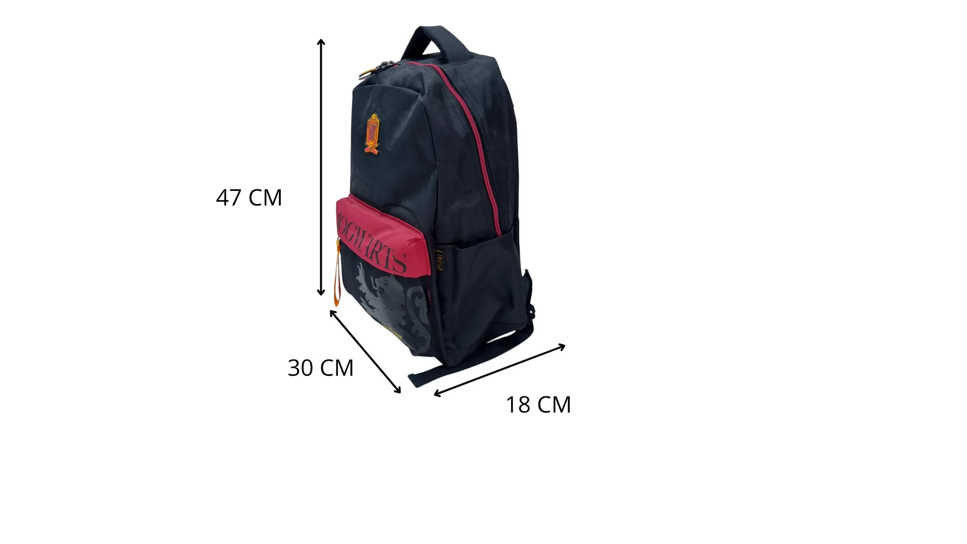 Mochila Escolar Hogwarts Grifinória Harry Potter - Maxlog