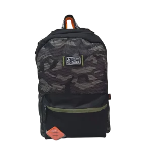 Mochila Escolar Masculina Camuflada Dupla Face com Bolso Frontal - Fuseco