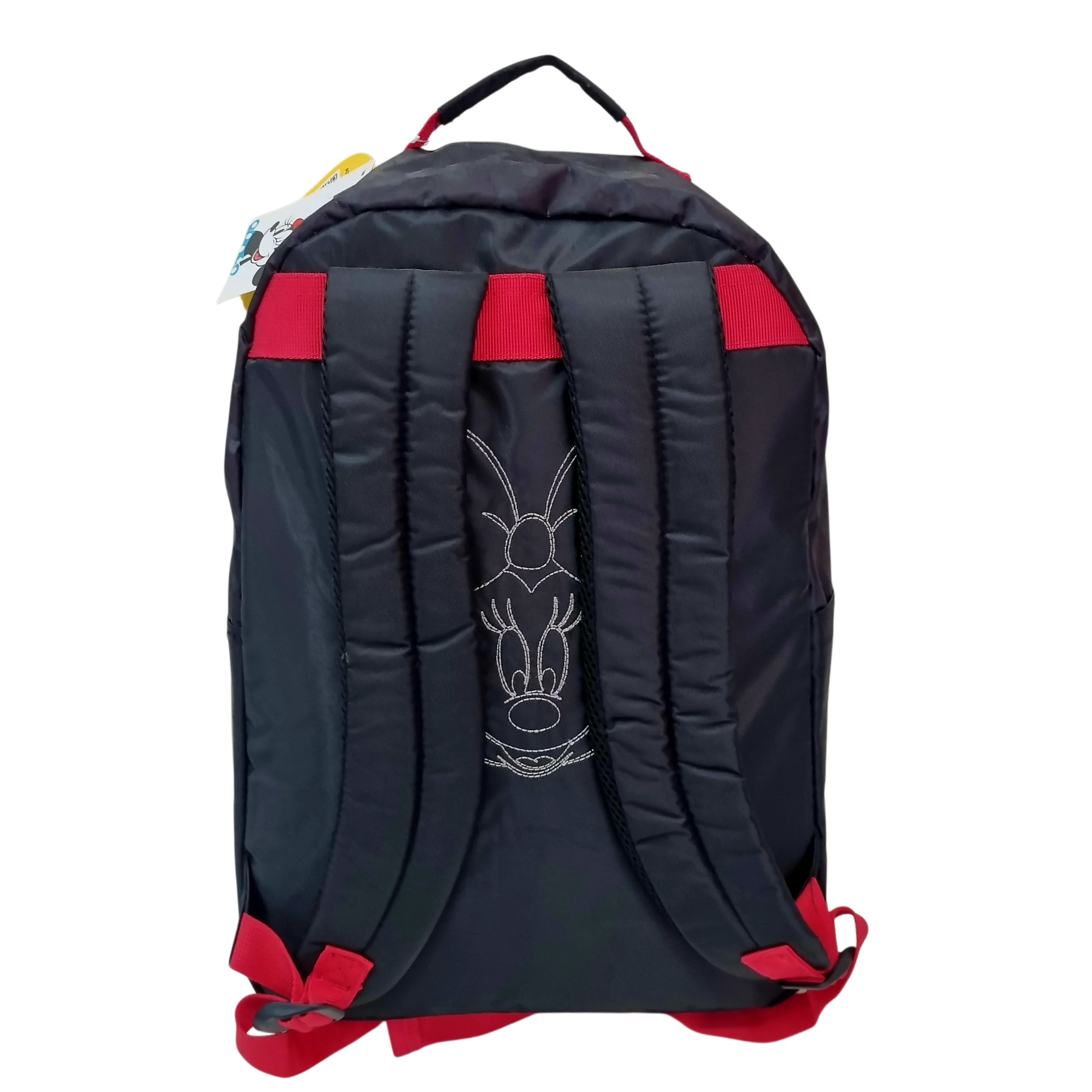Mochila Escolar Minnie Mouse Preta e Vermelha com Bolso Frontal - Xeryus