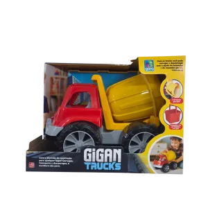 Caminhão Betoneira Infantil Gigantrucks Grande Construção com Tambor Giratório - Gava Toys