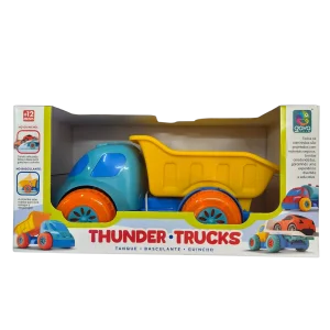 Caminhão Caçamba Infantil Thunder Trucks Baby Basculante Roda Livre - Gava Toys