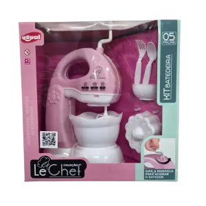 Kit Batedeira Infantil Le Chef Faz de Conta Cozinha - Usual Brinquedos