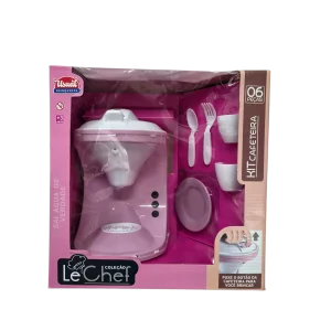 Kit Cafeteira Infantil 6 Peças Le Chef - Usual Brinquedos