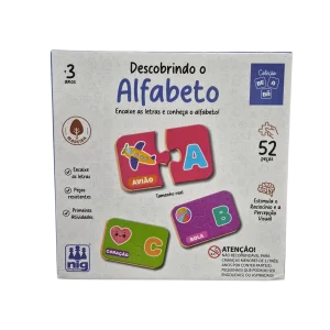 Jogo Didático Descobrindo o Alfabeto - Nig Brinquedos